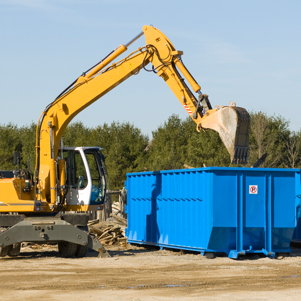 what are the rental fees for a residential dumpster in Frankfort WI